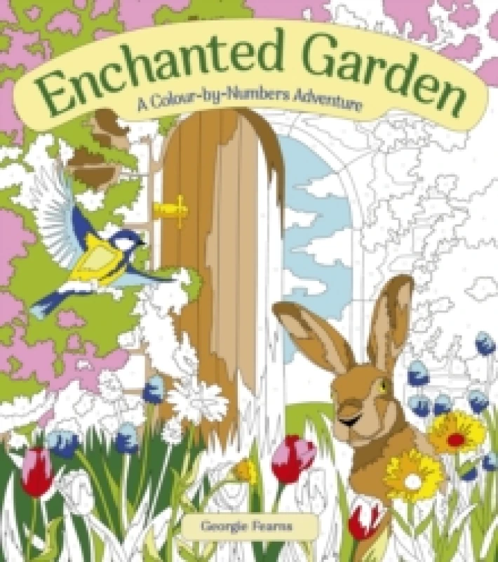 Image of Enchanted Garden: A Colour-by-Numbers Adventure Paperback / softback