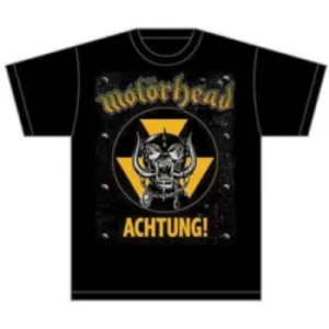 Image of Motorhead Achtung Mens T Shirt: Small