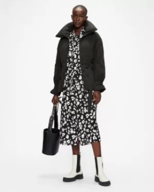 Image of Belted Puffer Jacket