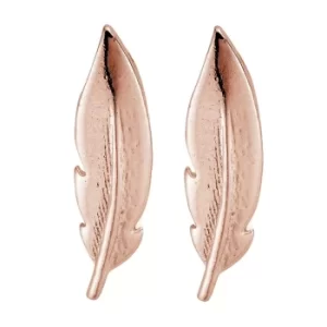 Image of ChloBo REST729 Women's Cuff Feather Earrings