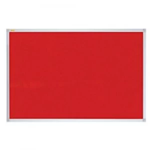 Image of Franken Wall Mountable Notice Board 90 x 60cm Red