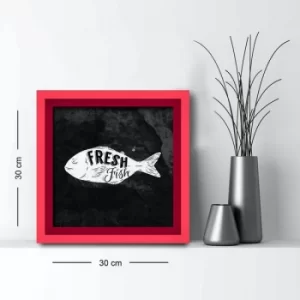 Image of 3030AHS-044 Multicolor Decorative Framed MDF Painting