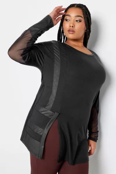 Image of Mesh Sleeved Top