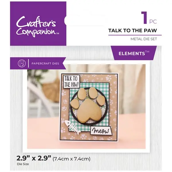 Image of Crafter's Companion Die Pets Rule Talk to the Paw
