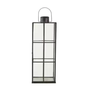 Image of Interiors By PH Metal Lantern Antique Black 205X205X58Cm