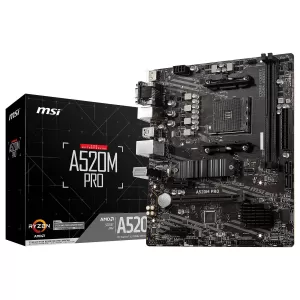 Image of MSI A520M Pro AMD Socket AM4 Motherboard