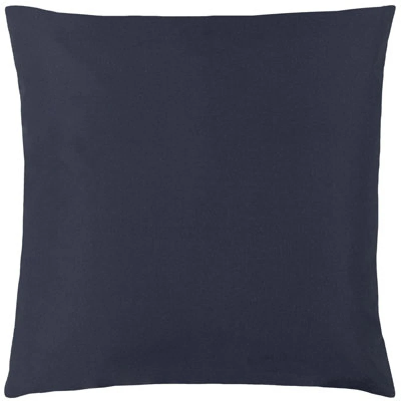 Image of Furn Furn Plain Water & UV Resistant Reversible Outdoor Cushion in Navy Size: 55cm x 55cm Navy 55cm x 55cm Unisex 5025532747815