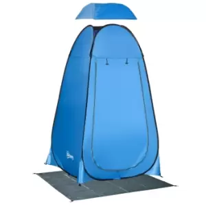 Image of Outsunny Pop Up Shower/Toilet Privacy Tent - Blue