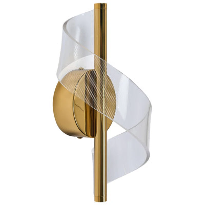 Image of Beliani LED Wall Lamp Sarela Metal Gold