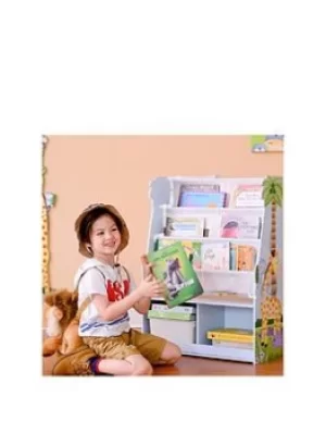 Image of Teamson Kids Fantasy Fields Sunny Safari Bookshelf, Blue