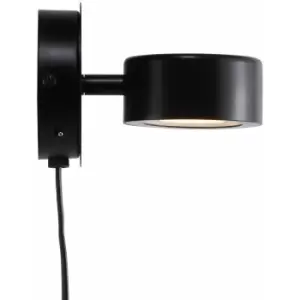 Image of Nordlux Clyde LED Dimmable Wall Lamp Black, 2700K