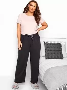 Image of Yours Wide Leg Pants - Black, Size 30-32, Women