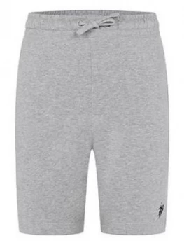 Image of U.S. Polo Assn. Boys Sweat Short - Grey Marl