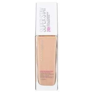 Image of Maybelline Superstay Foundation 24 Hour 10 Ivory 30ml Nude