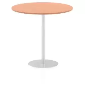 Image of Italia Poseur Table Round 1200 Top 1145 High Beech