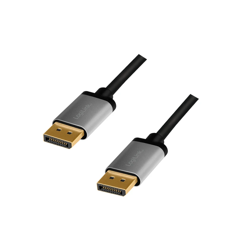 Image of LogiLink CDA0102 DisplayPort cable 3m Grey. Black
