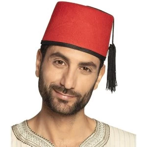 Image of Turkish Style Fez Hat With Tassel