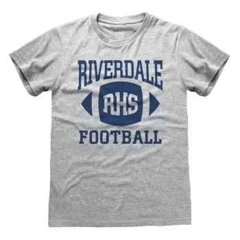 Image of Riverdale - Football Unisex X-Large T-Shirt - Grey
