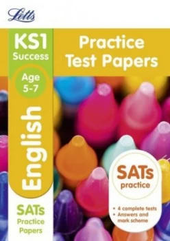Image of Ks1 English Practice Test Papers by Letts Ks1 Book