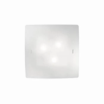 Image of Celine 3 Light Medium Ceiling Flush Light White, E27