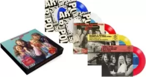 Image of Abba Ring Ring; The Singles - Coloured Vinyl - Sealed Box 2023 UK 7" box set 00602448432223