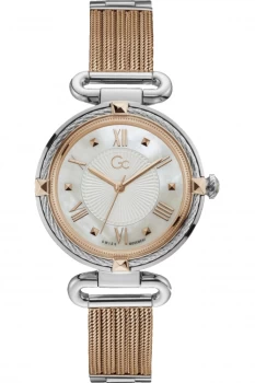 Image of GC Y58001L1MF Womens Cable Chic Wristwatch Colour - Silver Tone