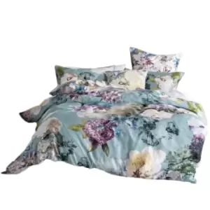 Image of Linen House Lena Duvet Cover Set (Single) (Multicoloured) - Multicoloured