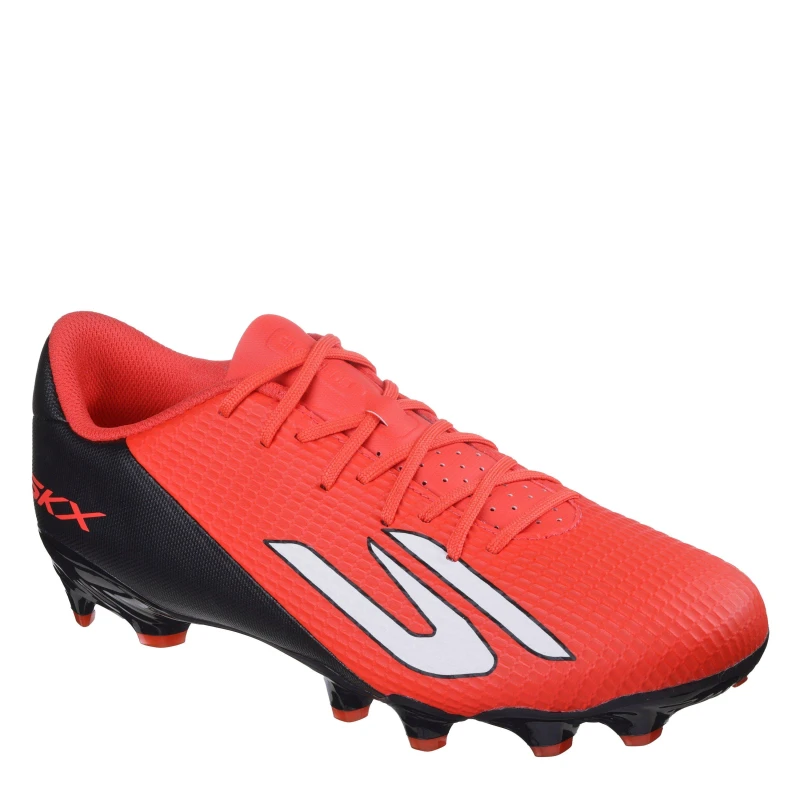 Image of Skechers SKX.2 Academy Adults Firm Ground Football Boots Red/Black male 7 (41)