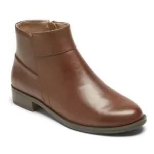 Image of Rockport Vicky Layered Bootie Saddle - Brown