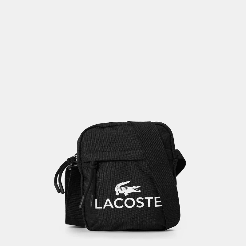 Image of Lacoste Mens Cross Body Bag Noir 000 male One Size