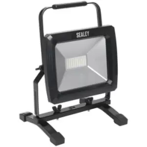 Image of 110V Portable Floodlight - 70W SMD LED - Aluminium Housing - 5600 Lumens