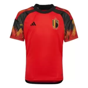 Image of adidas Belgium 22 Home Jersey Kids - Red