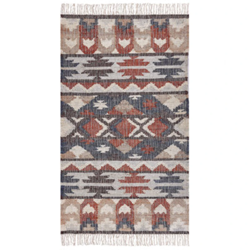 Image of Beliani Rug Kalfa Multicolour 80 X 150 Cm Jute