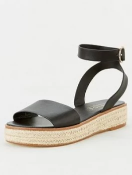 Image of Office Mimoko Wedge Sandal - Black