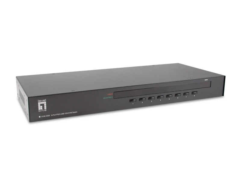 Image of LevelOne 8-Port PS/2-USB VGA KVM Switch