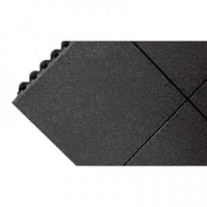 Image of Slingsby All-Purpose Anti-Fatigue Modular Mat Solid Surface Black 312413