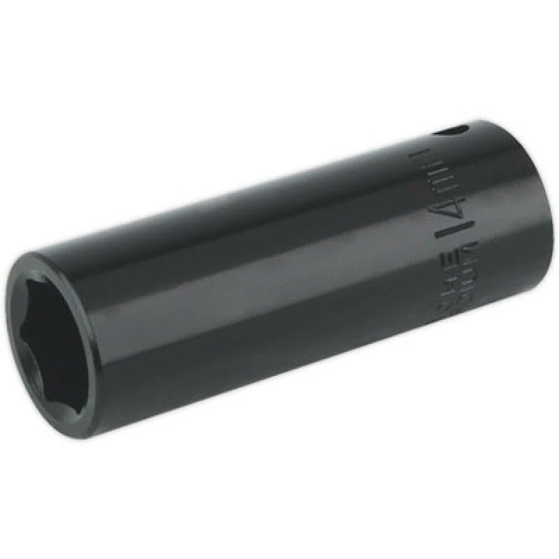 Image of Loops 14mm Forged Deep Impact Socket - 3/8 Inch Sq Drive Chrome Vanadium Wrench Socket Multi