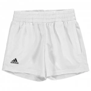 Image of adidas Boys Tennis Club Climalite Shorts - White/Black