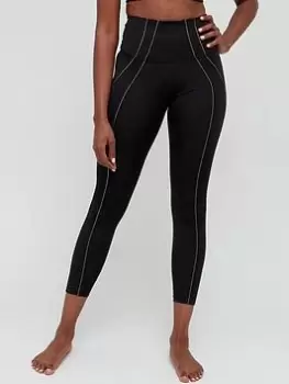 Image of Nike Yoga Dri-FIT Lurex Leggings - Black Size XS Women