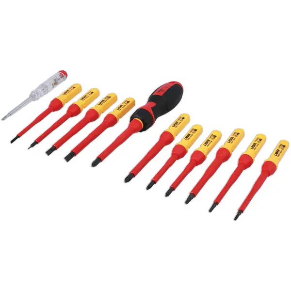 Image of Laser Laser Tools Insulated Screwdriver Set 13pc 7939 5018341079390