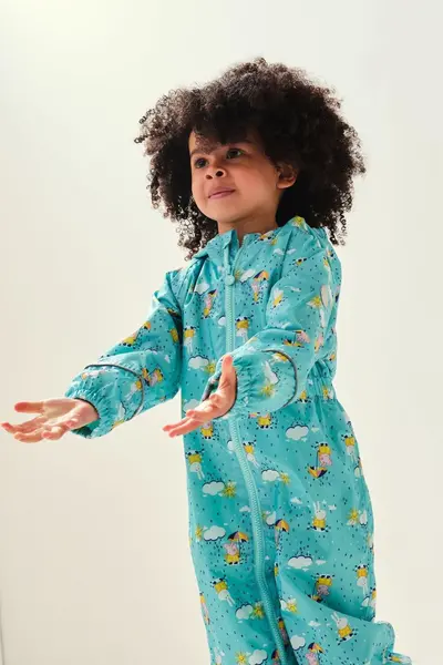 Image of Regatta Peppa Pig Waterproof Pobble Suit - Blue C60-C72