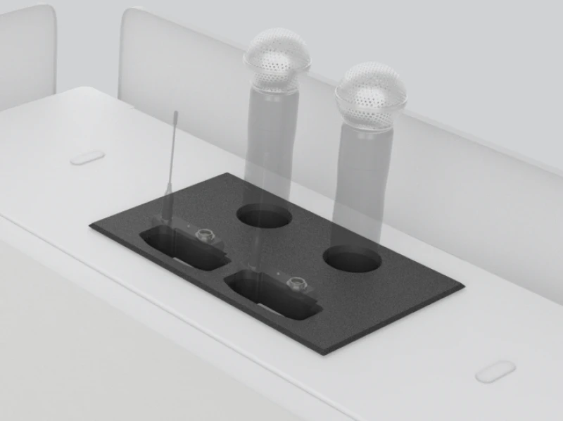 Image of Heckler Design H911-BK desktop sit-stand workplace accessory