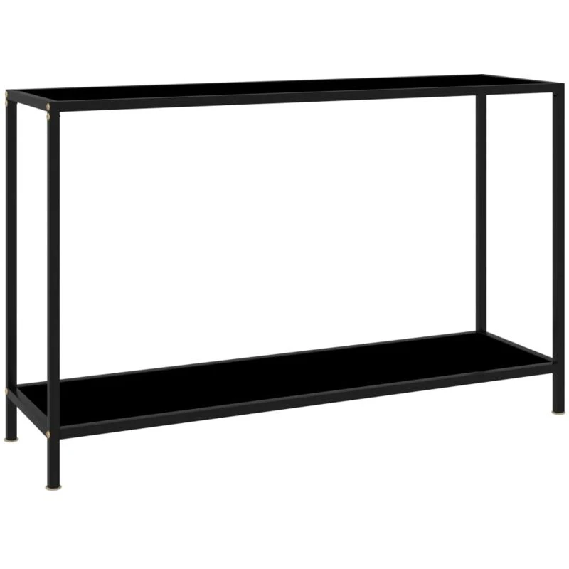 Image of VIDAXL Console Table Black 120x35x75cm Tempered Glass Vidaxl 8720286057681