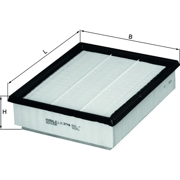 Image of Air Filter Lx2748 78571986 By Mahle Original