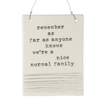 Image of Ceramic Hanging Plaque By Heaven Sends