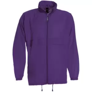 Image of B&C Sirocco Mens Lightweight Jacket / Mens Outer Jackets (M) (Purple)
