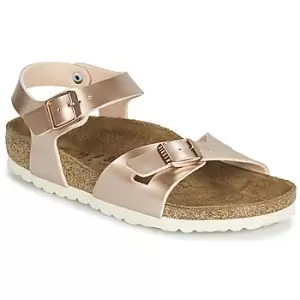 Image of Birkenstock RIO girls's Children's Sandals in Pink,4.5,5,2.5