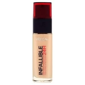 Image of LOreal Paris 24H Infallible Foundation 145 Rose Beige 30ml Nude