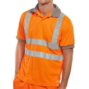 Image of BSeen XSmall Polo Shirt Orange