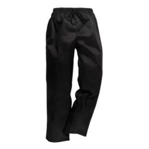 Image of Portwest C070 Drawstring Chef Trousers Black Small 31"
